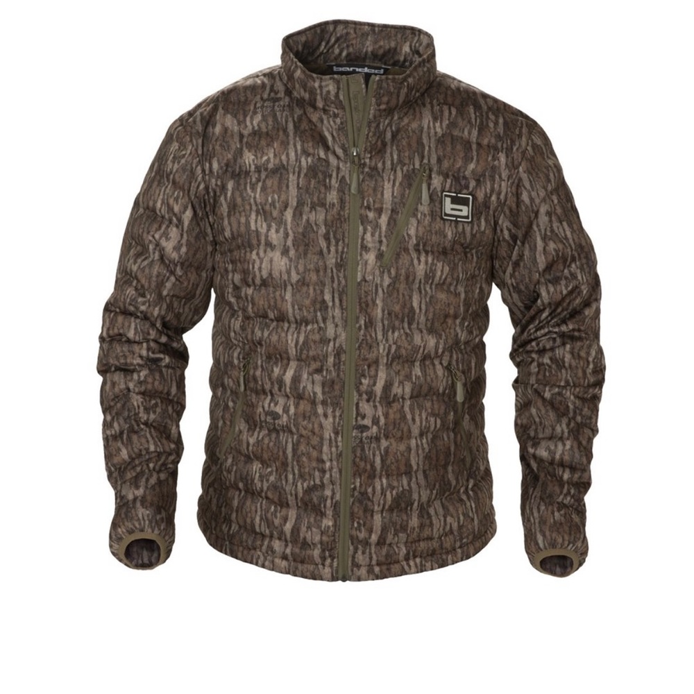 Banded down jacket